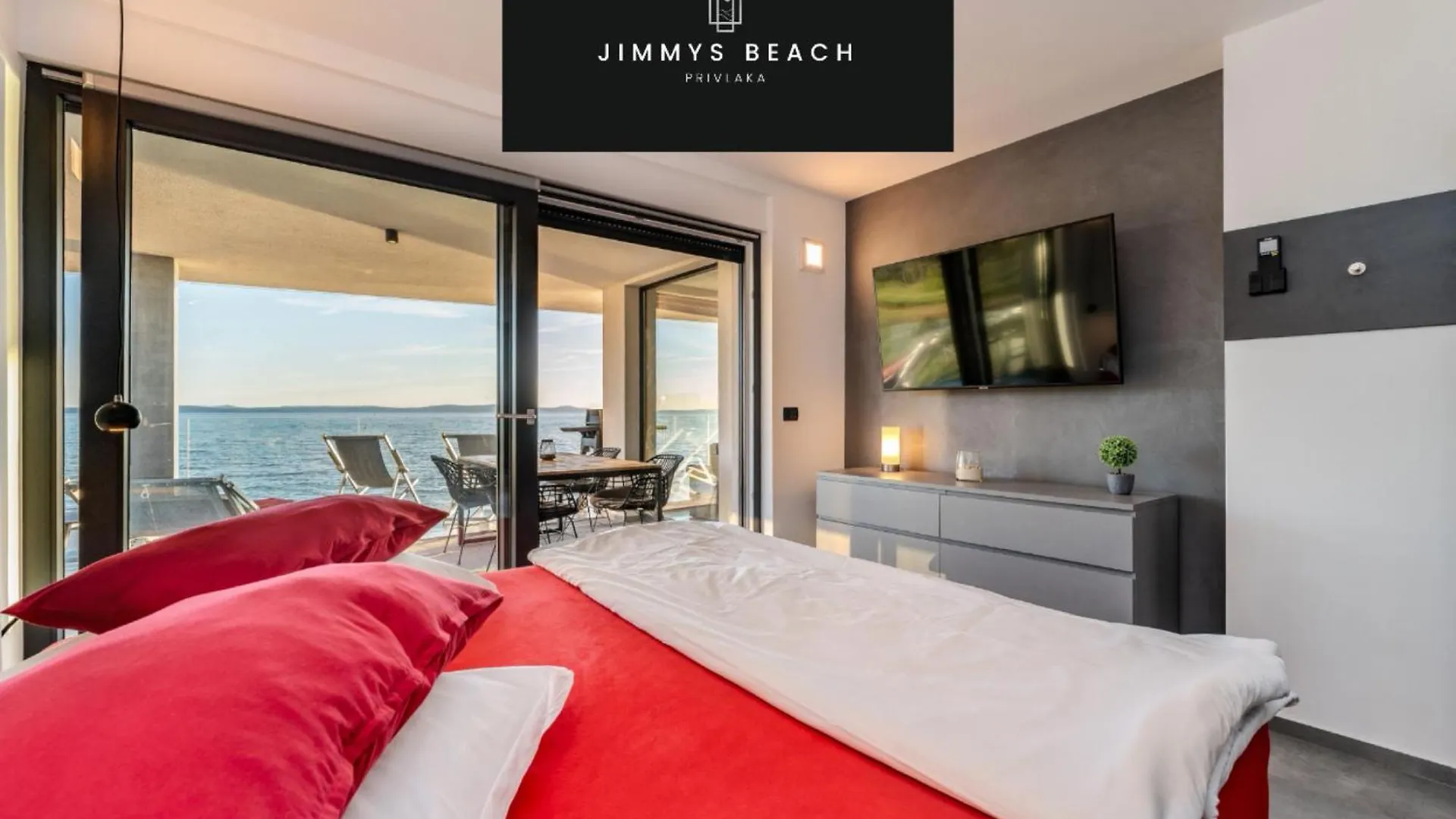 Jimmys Beach Privlaka - Direkt Am Meer, Tollem Blick Und Beheiztem Pool